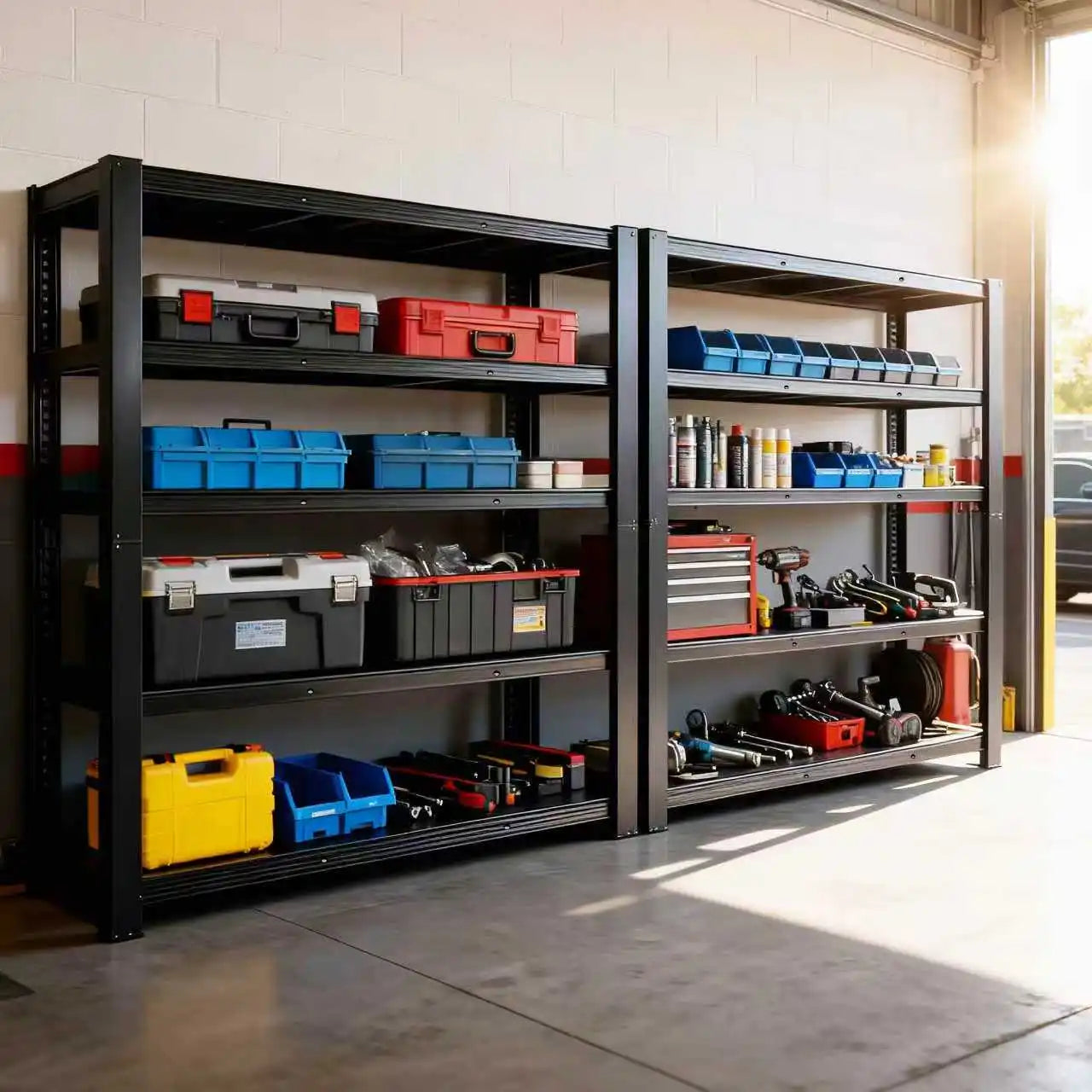 84 Inch Heavy-duty Metal Storage Rack