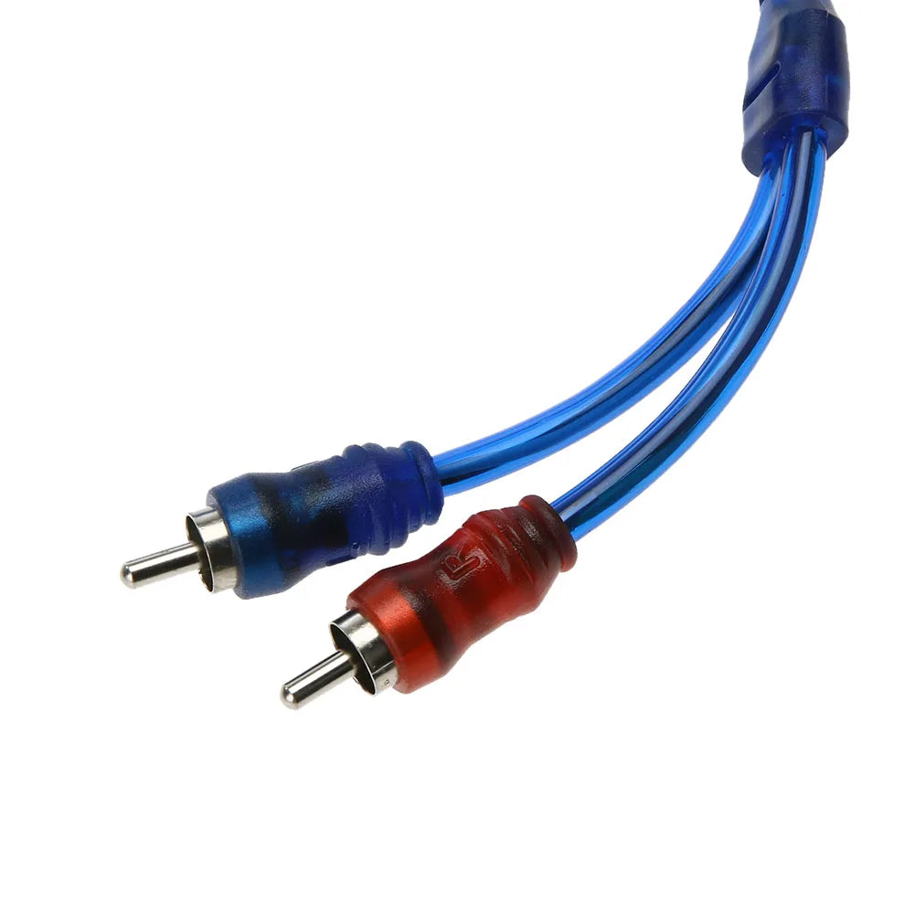 Car Audio Amplifier Cable 2 RCA to 2 RCA