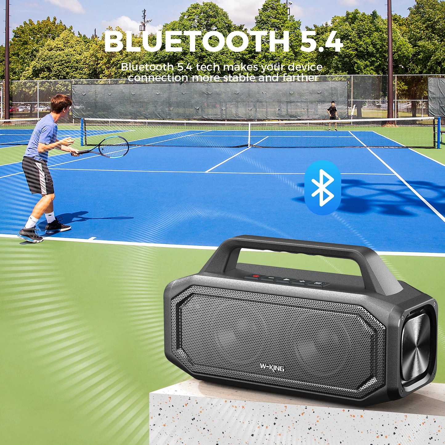 Bluetooth Wireless, 80W Portable Outdoor Speakers