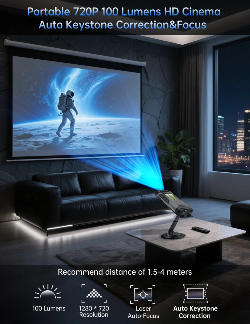 Unihertz Tank 4 5G Rugged Phone Built-in 720P Projector 24+512GB 11600mAh Dimensity 7300 120Hz 6.78'' AMOLED Screen