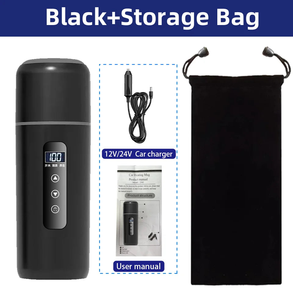Portable Car Heating 500ml Travel Thermal Cup