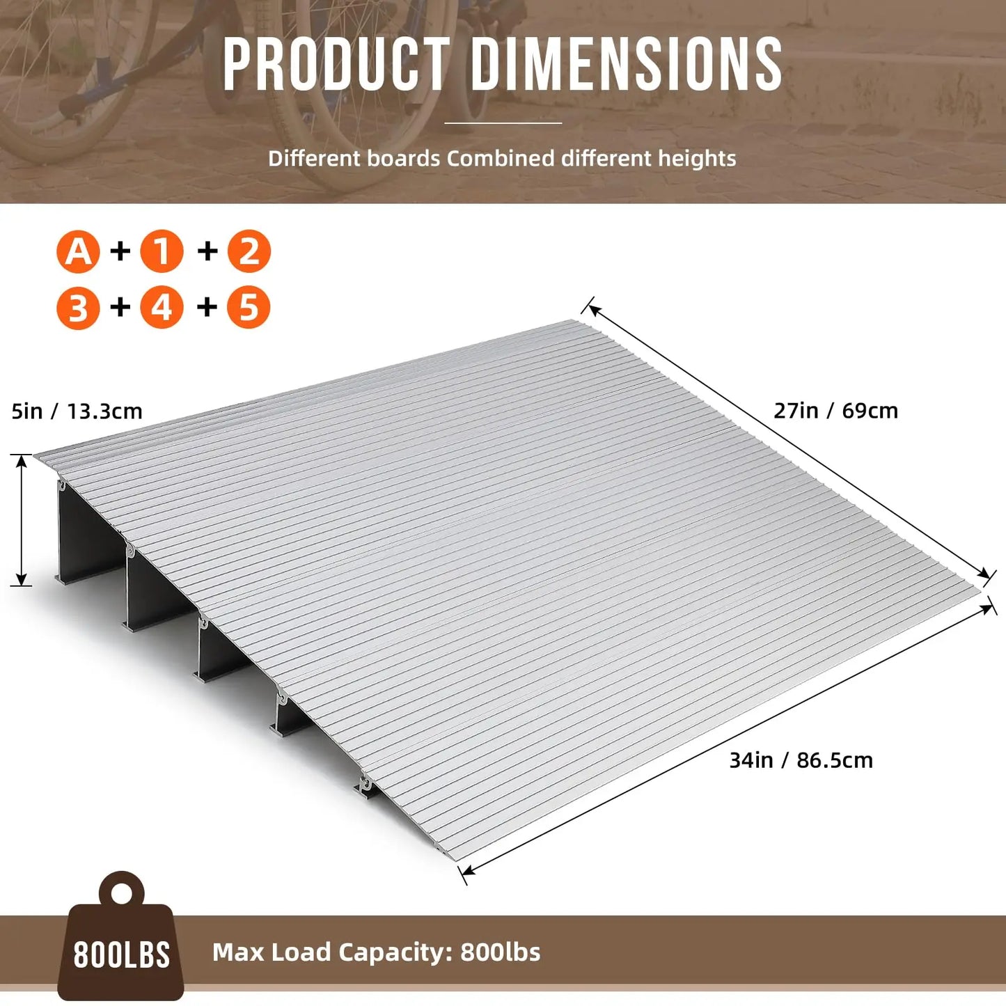 Aluminum Door Threshold Ramp