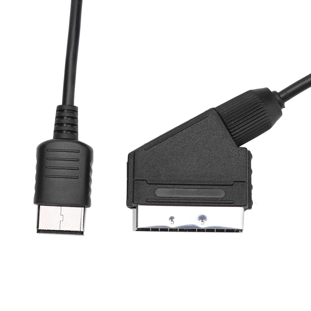 RGB Scart Cable Lead TV Audio Video Connection Wire for SEGA Dreamcast Consoles