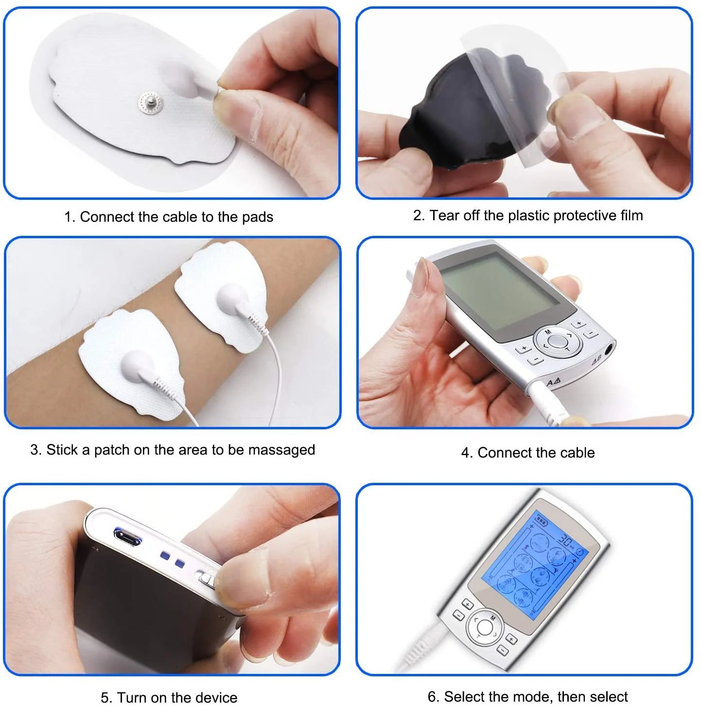 Tens Massager Electric Muscle Stimulator