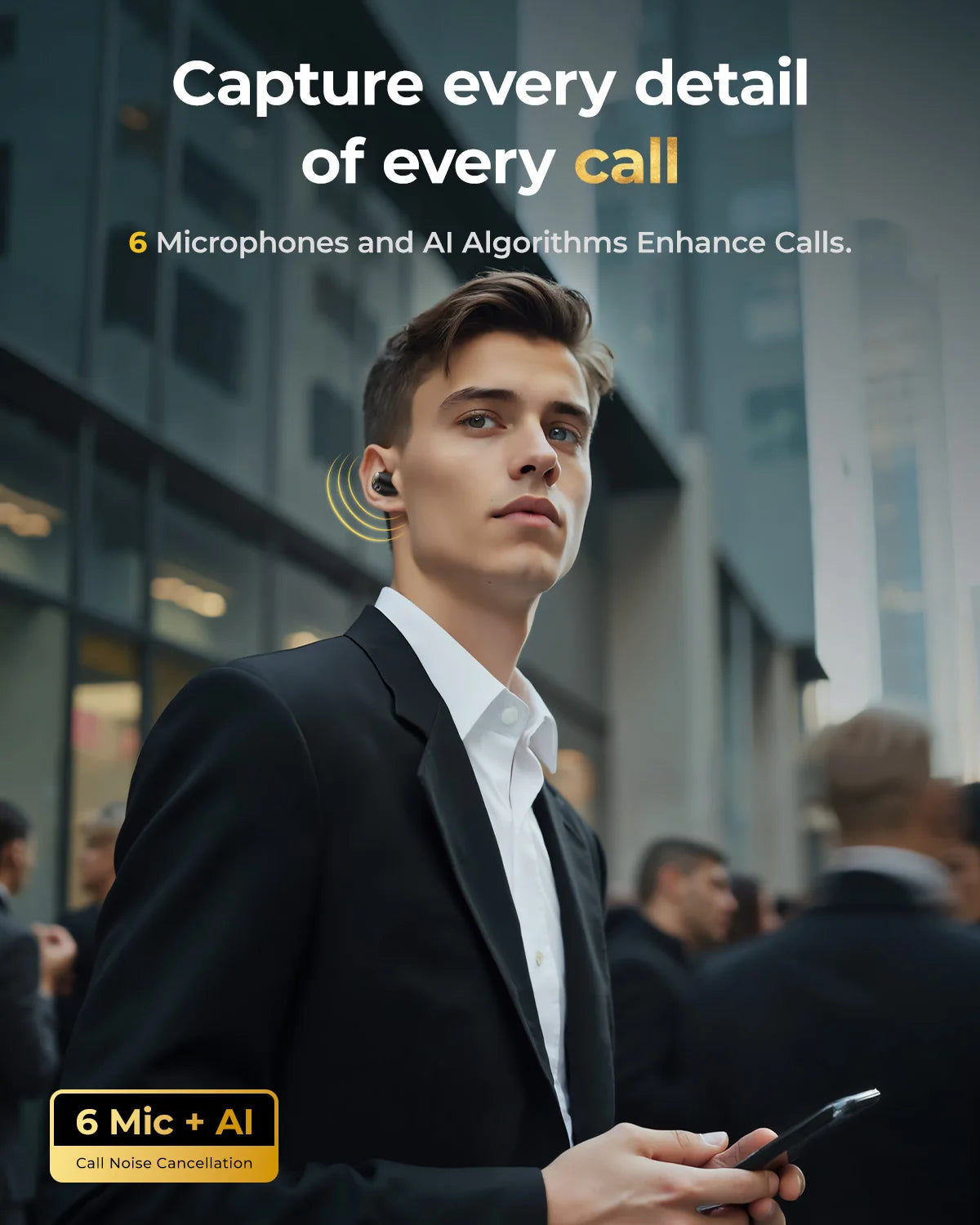 Bluetooth 5.4 Active Noise Cancelling Earbuds