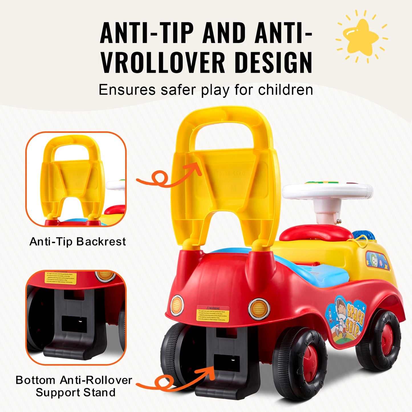Toddler Ride On, Push Car for Toddlers