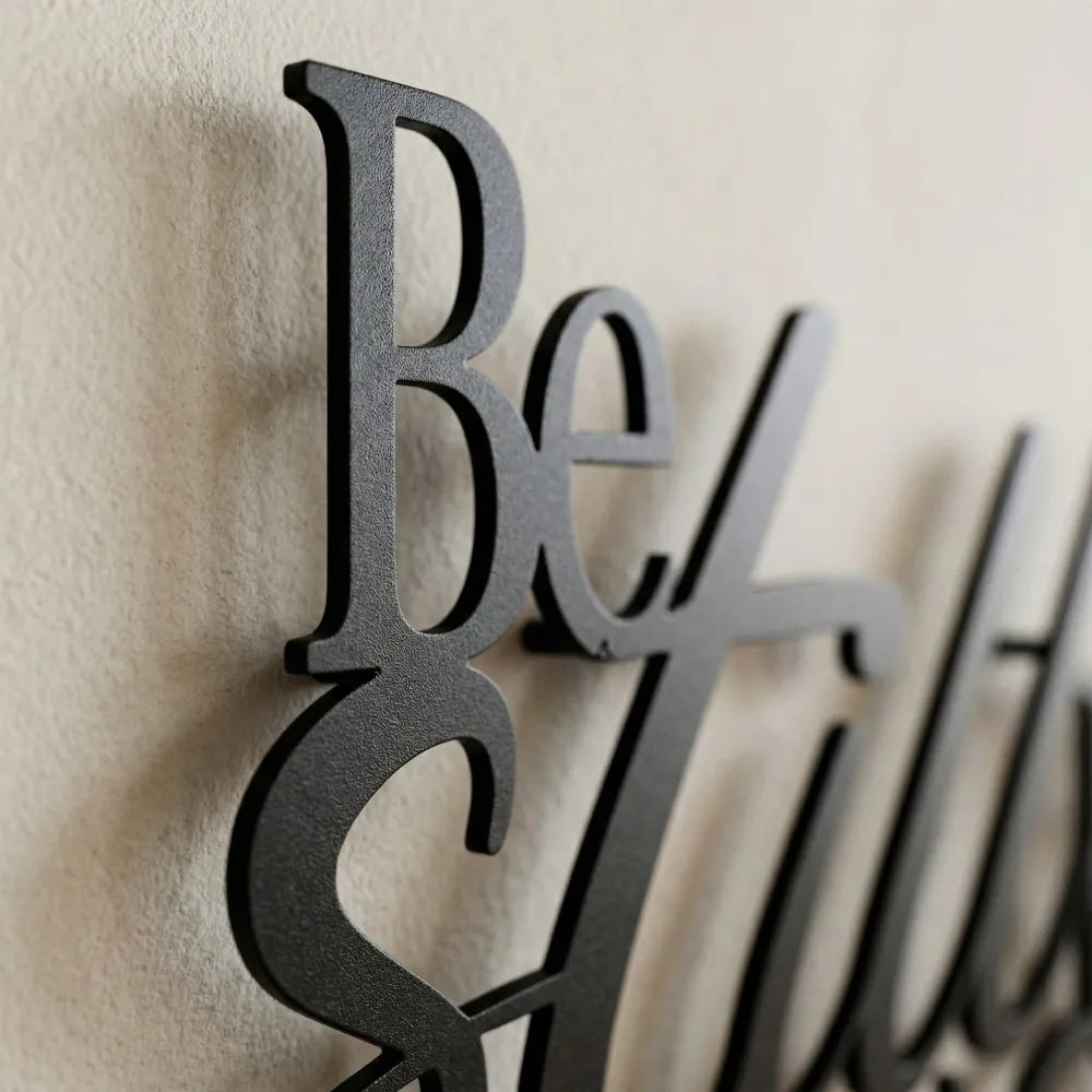 "Be Still and Know That I Am God" Metal Wall Art | Psalm 46:10 Christian Scripture Decor