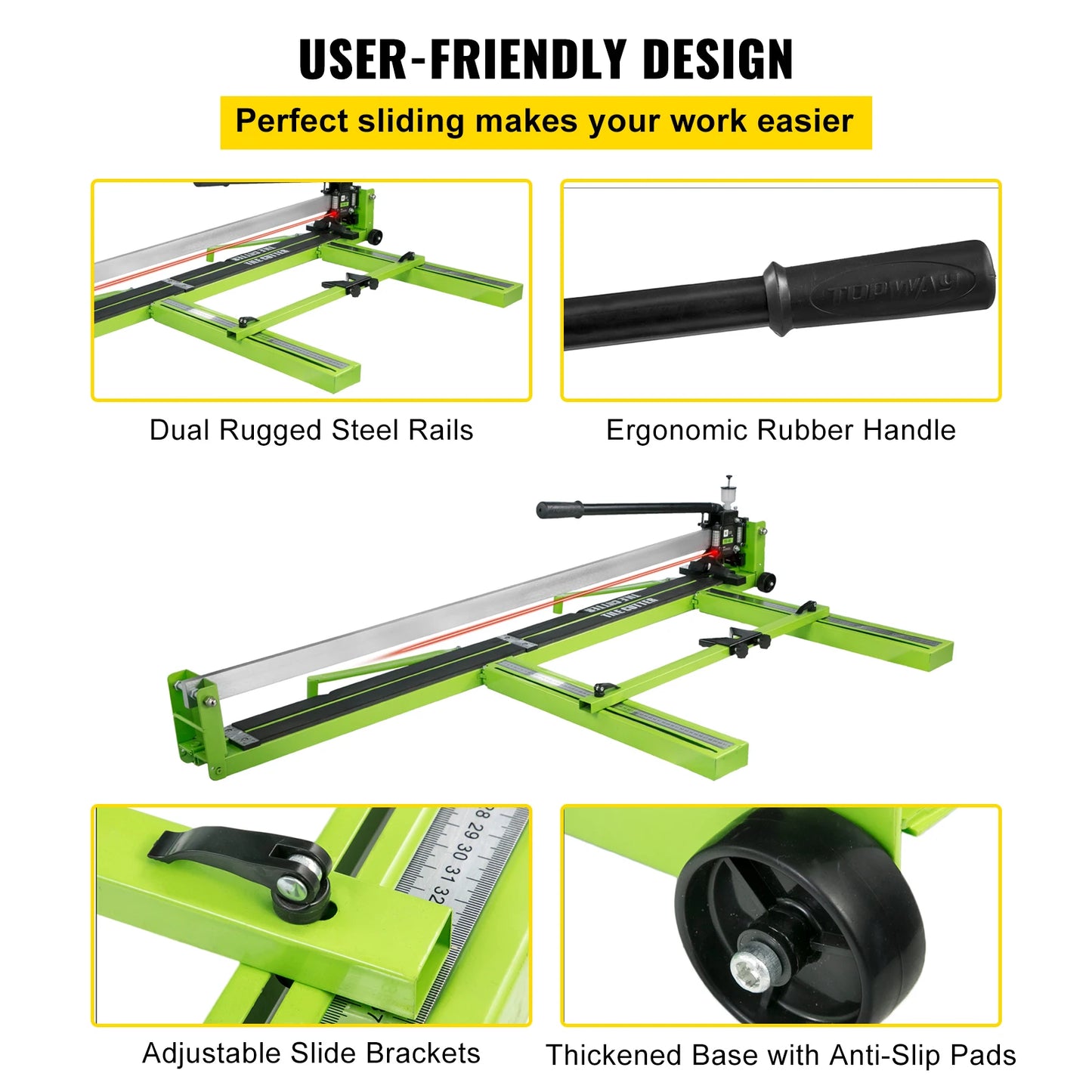 Manual Tile Cutter With Infrared Laser Positioning