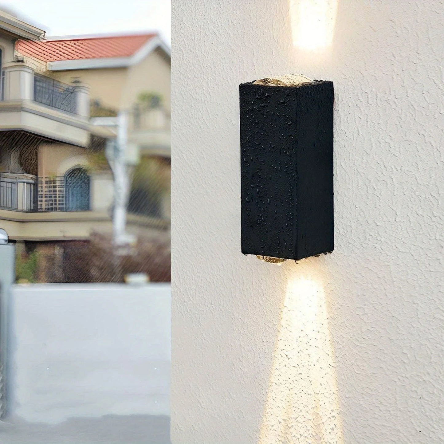 LED Up & Down Modern Wall Lamp, Aluminum Anti-Rust Indoor/Outdoor Wall Sconce