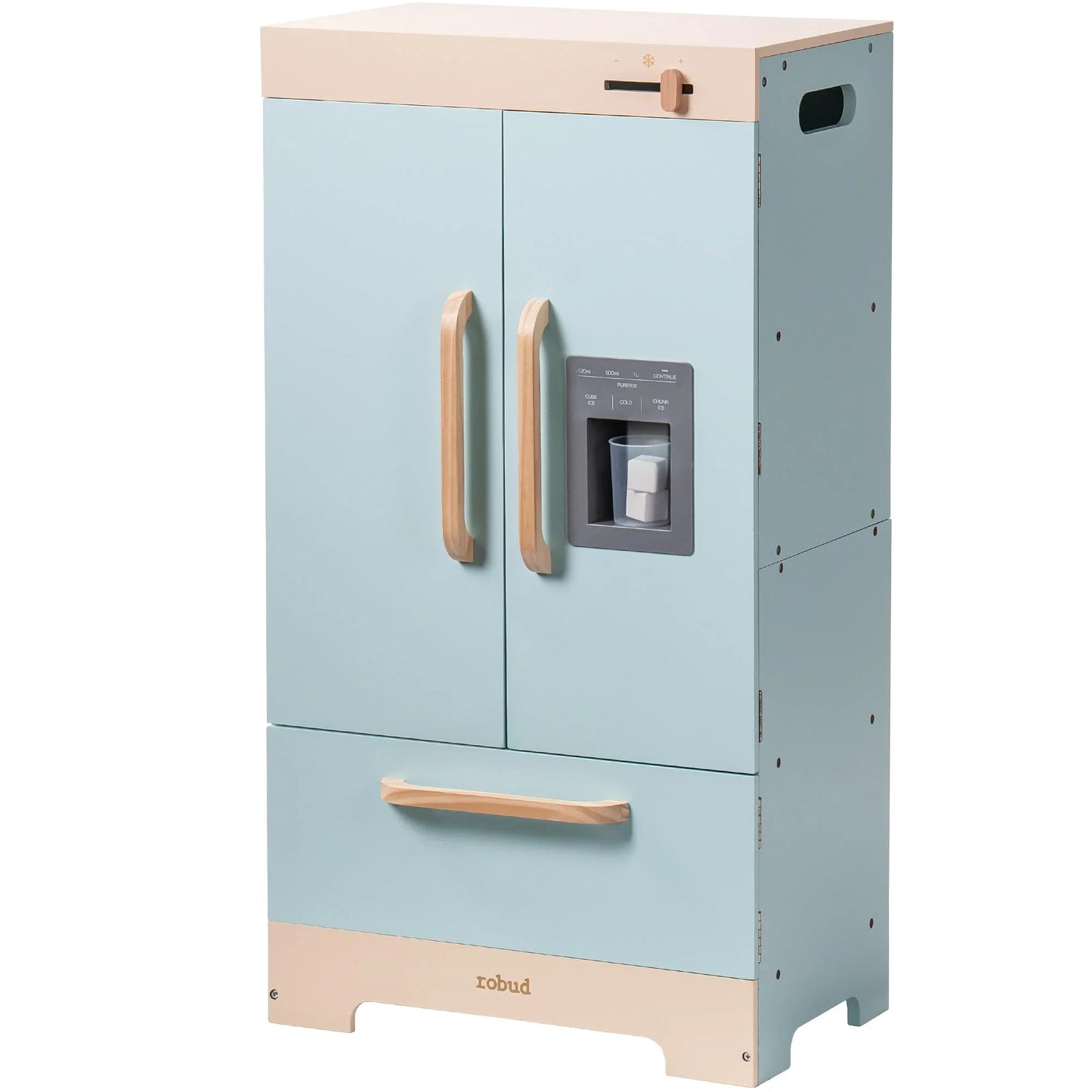 Play Kitchen Refrigerator with Ice Dispenser