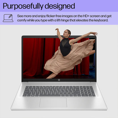 HP 17.3" Laptop, HD+ Touchscreen Display, AMD Ryzen 5 7530U(Beats i7-1165G7),Up to 64GB RAM,2TB SSD, Wi-Fi 6,Win 11 Pro