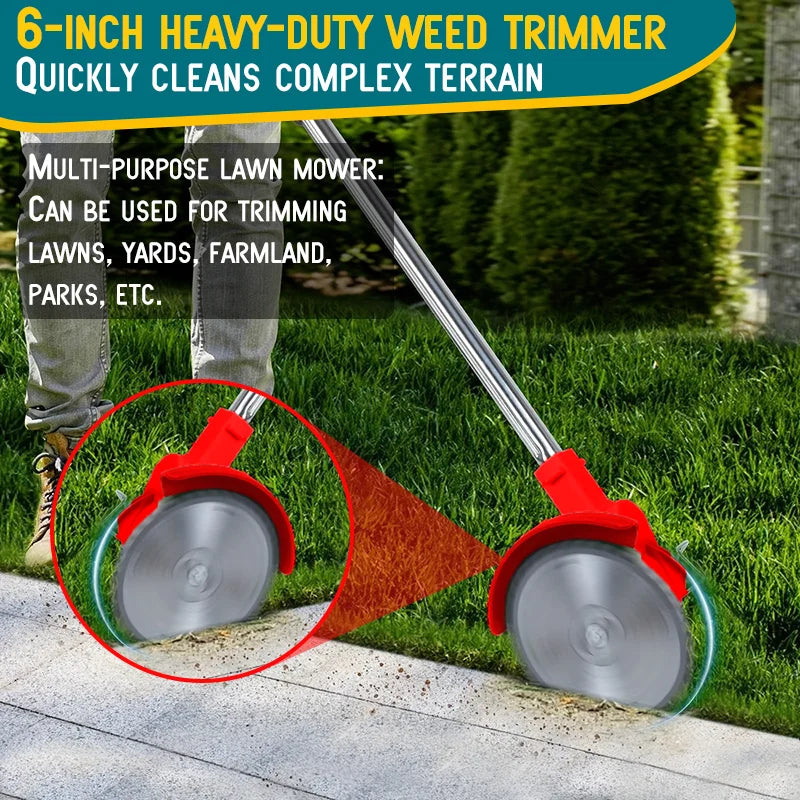 Cordless lawn mower/weed trimmer