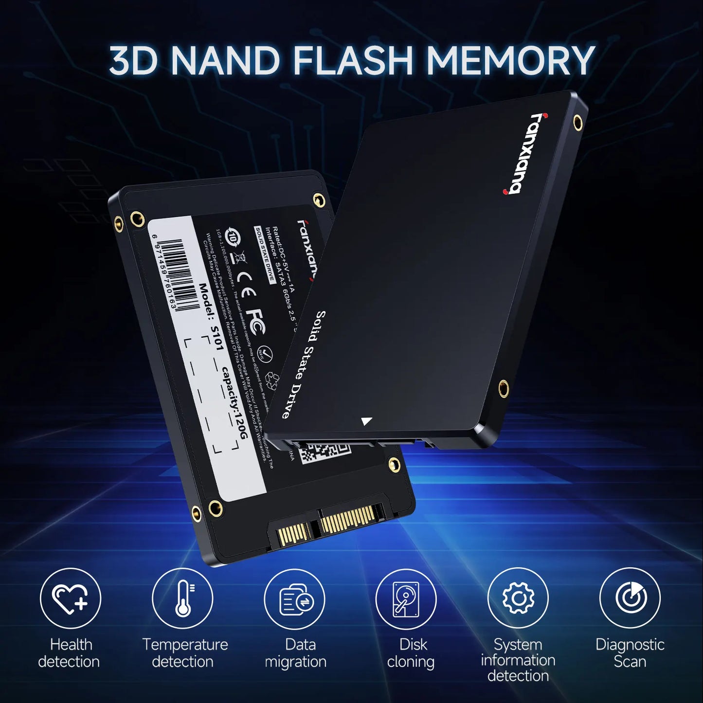2.5 inch SATA SSD 4TB 560MB/s Hard Drive