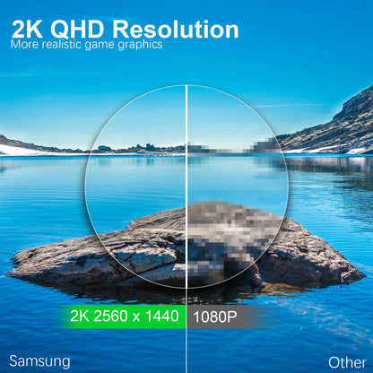 Samsung Odyssey G550A 32'' Gaming Monitor, QHD (2560 x 1440) 1Ms 165Hz Curved Monitor, AMD FreeSync Premium