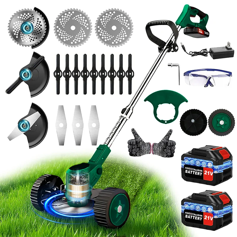 Cordless lawn mower/weed trimmer