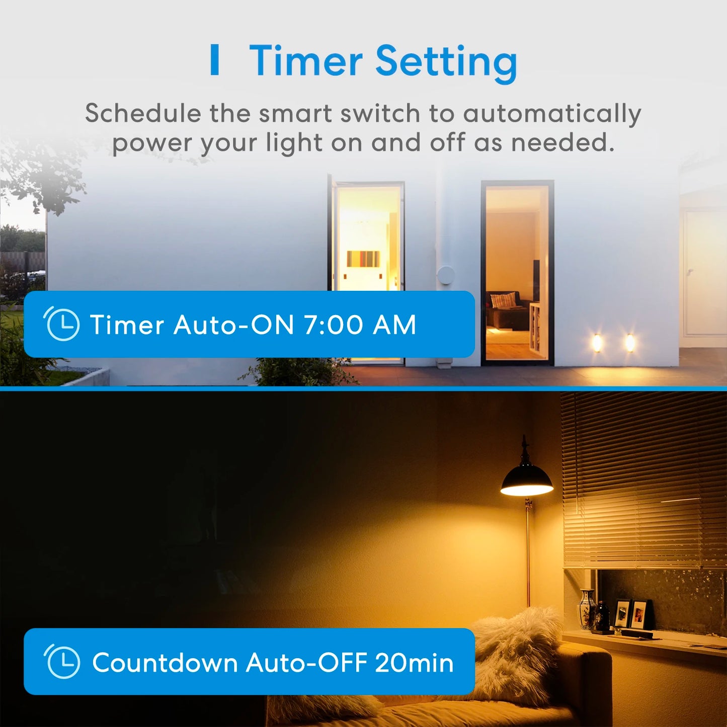 Meross Home Kit US WiFi Switch Wireless Light Wall Switch