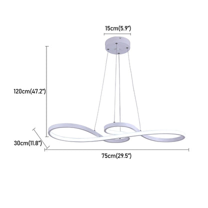 Nordic LED Pendant Ceiling Light - Art Design Minimalist Hanging Light Fixture Indoor Lighting