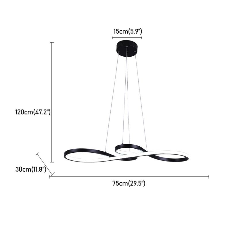 Nordic LED Pendant Ceiling Light - Art Design Minimalist Hanging Light Fixture Indoor Lighting