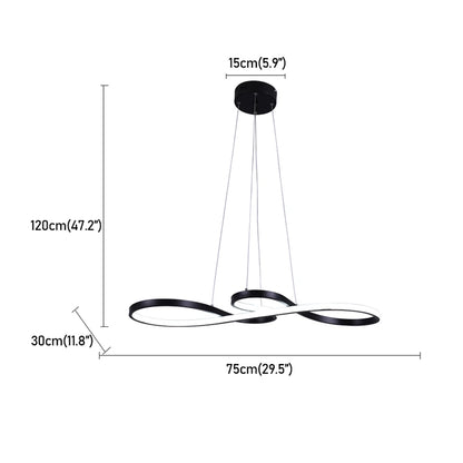 Nordic LED Pendant Ceiling Light - Art Design Minimalist Hanging Light Fixture Indoor Lighting