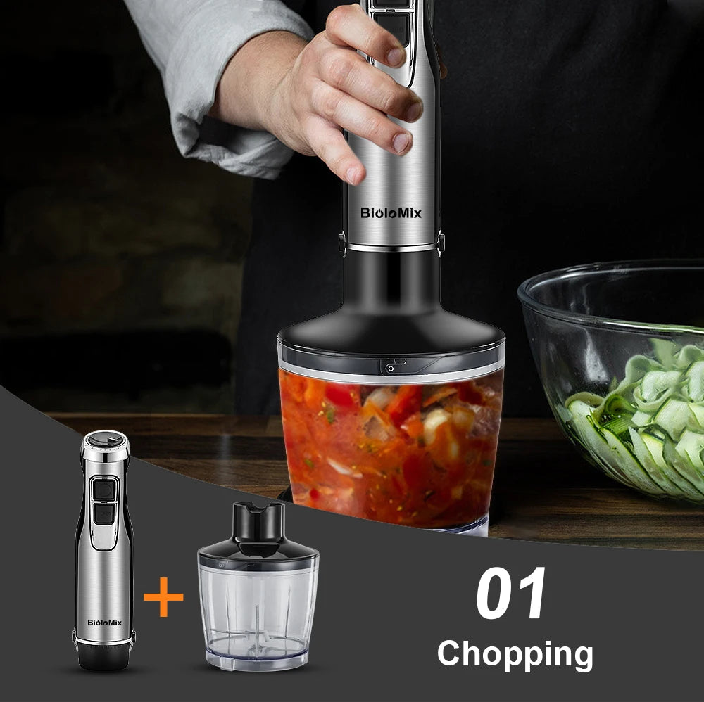 4 in 1 High Power Immersion Hand Stick Blender