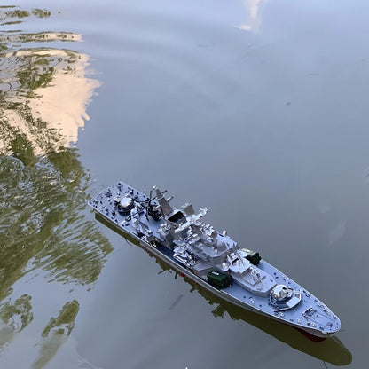 1:275 Scale 31 Inch Remote Controlled Battleship for Use On Lakes, Pools, Rivers, or in an Exhibit