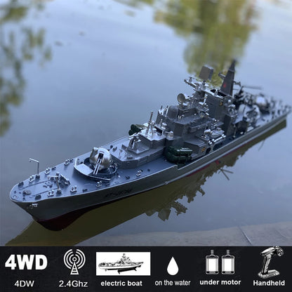 1:275 Scale 31 Inch Remote Controlled Battleship for Use On Lakes, Pools, Rivers, or in an Exhibit