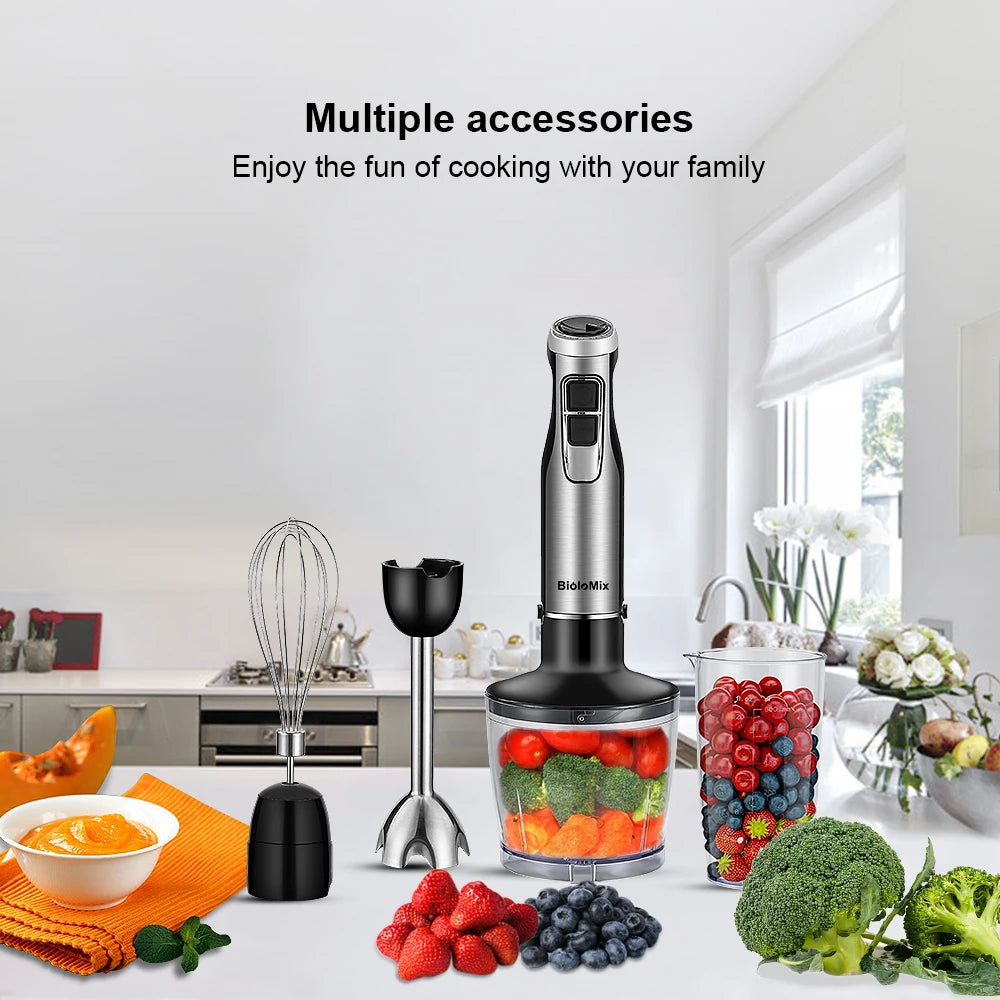 4 in 1 High Power Immersion Hand Stick Blender