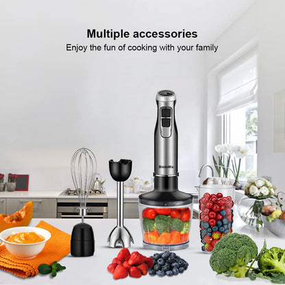 4 in 1 High Power Immersion Hand Stick Blender