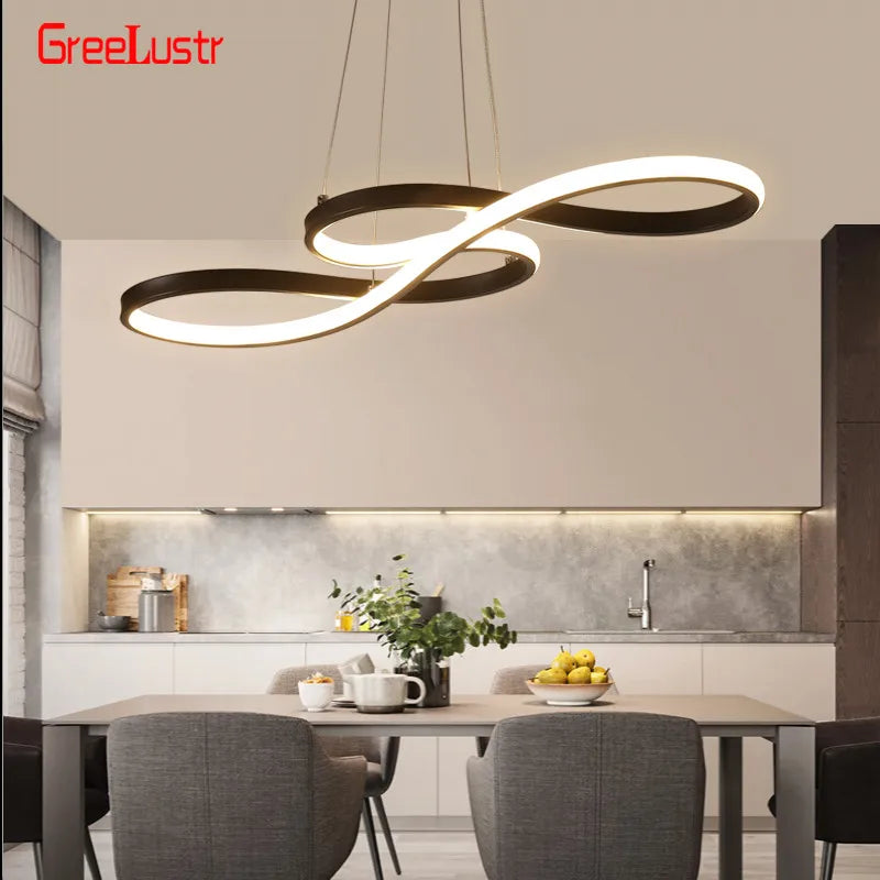 Nordic LED Pendant Ceiling Light - Art Design Minimalist Hanging Light Fixture Indoor Lighting