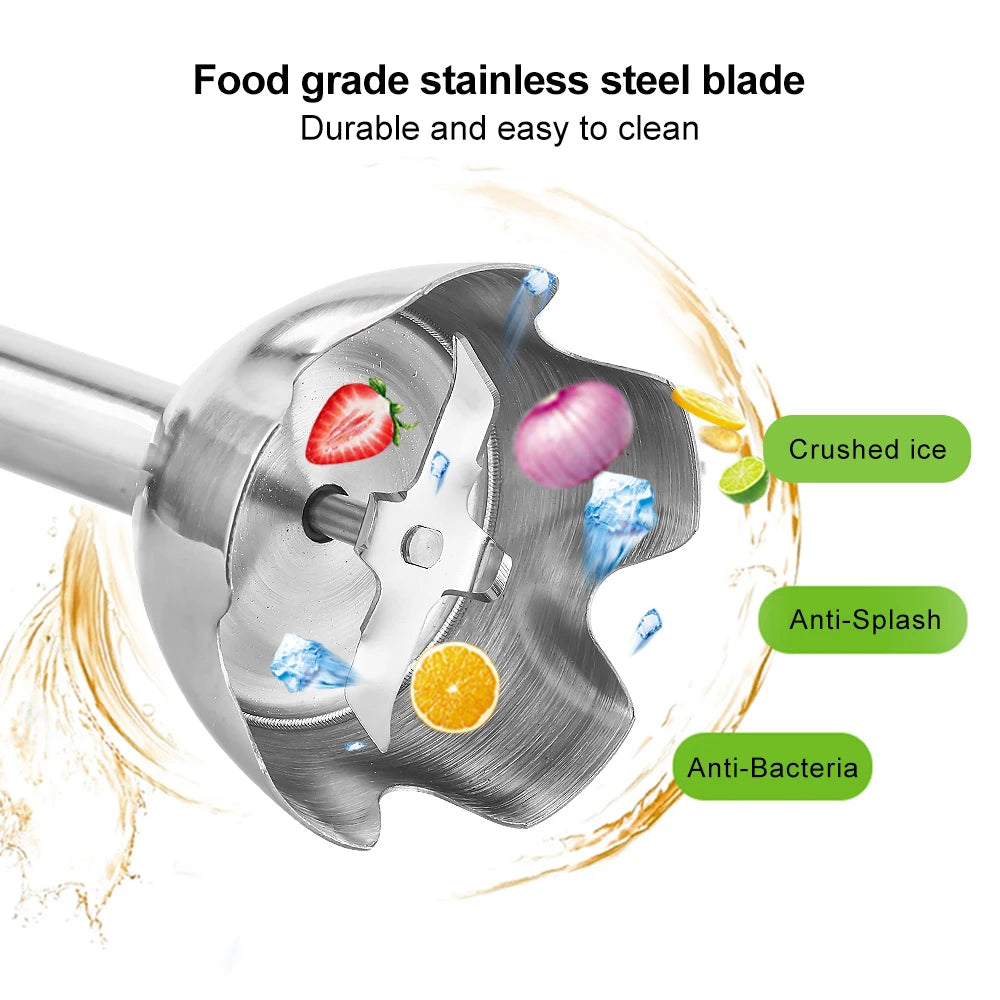 4 in 1 High Power Immersion Hand Stick Blender