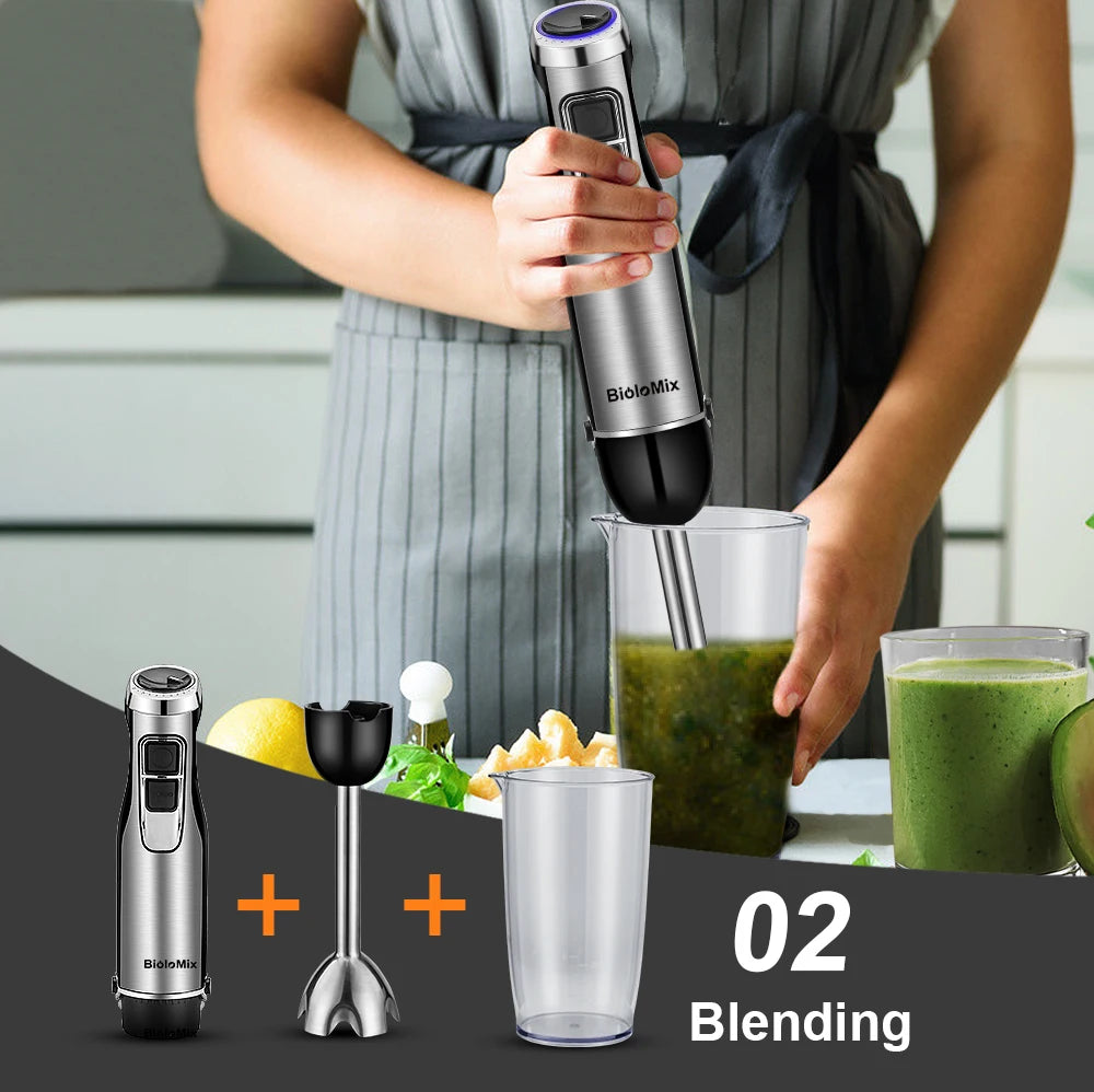 4 in 1 High Power Immersion Hand Stick Blender