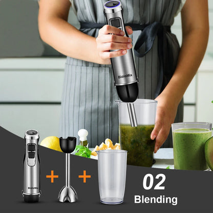 4 in 1 High Power Immersion Hand Stick Blender