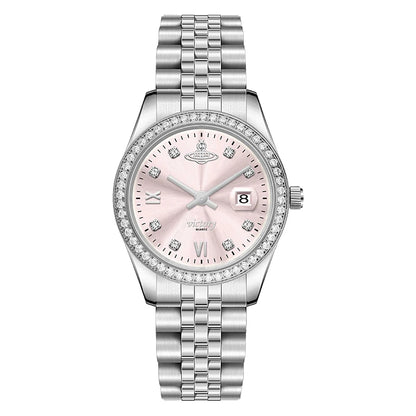 Women Watch Waterproof Retro Pink Hand