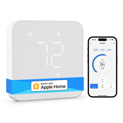 Wi-Fi Thermostat Compatible with 95% heating and cooling systems Works with Alexa Home kit