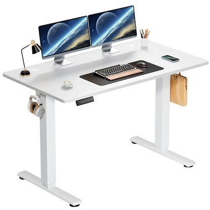 Electric Standing Desk - Height Adjustable 40x24 Inch Stand Up Sit Down Ergonomic Workstation