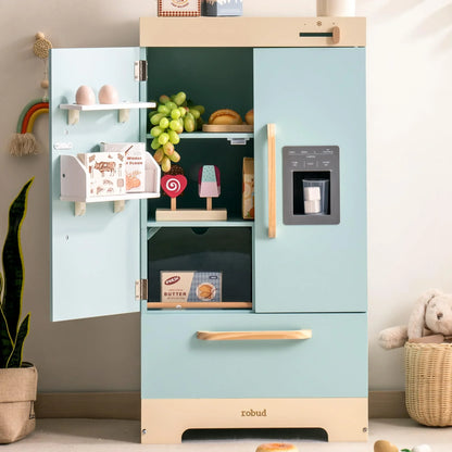 Play Kitchen Refrigerator with Ice Dispenser