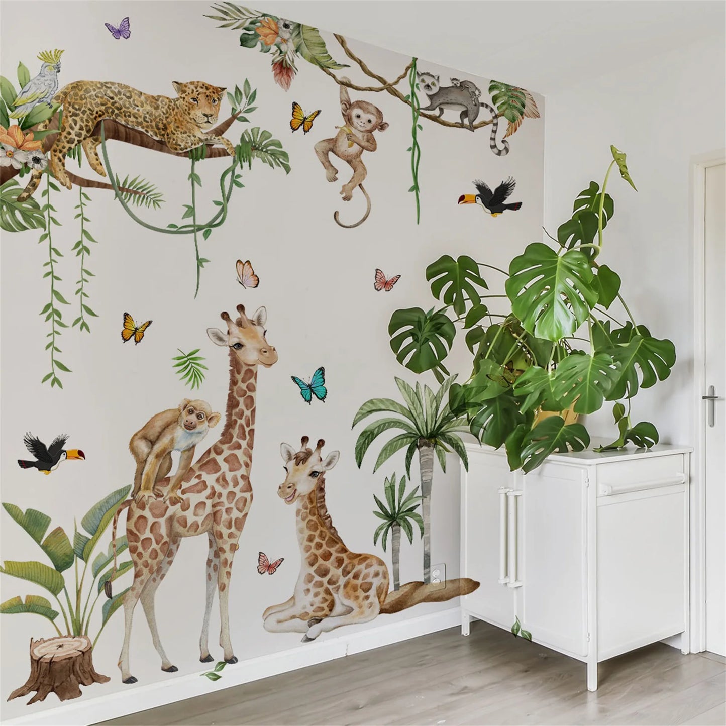Adorable Woodland Creatures Wall Decals for Kids Room or Nursery Decor