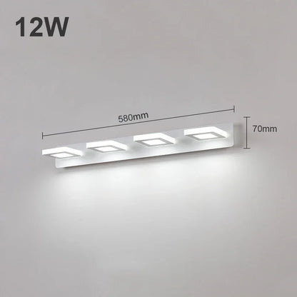 Modern Bathroom LED Vanity Light Wall Mounted Indoor Lamps