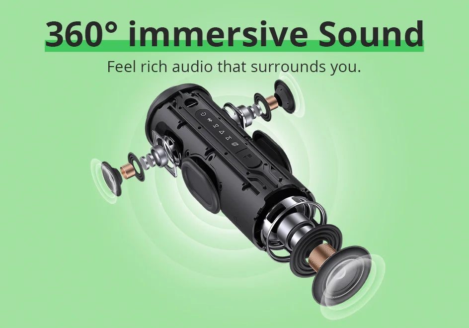 Bluetooth Portable Speaker with Deep Bass