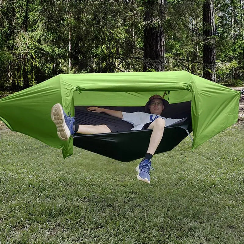 2 Person Outdoor Camping Hammock 2.7x1.4m Lightweight With Hanging Mosquito Net