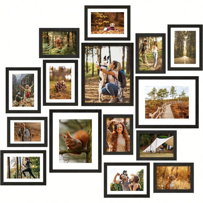 10/15/20 Pack Picture Frames Set, Picture Frames Collage Wall Decor in Three Sizes 8x10, 5x7, 4x6 For Walls