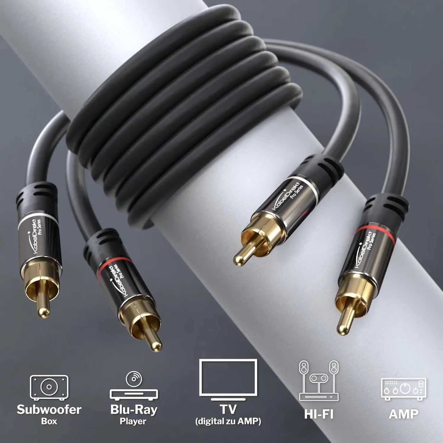 25ft RCA/Phono Stereo Audio Cable
