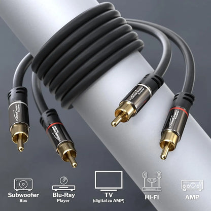 25ft RCA/Phono Stereo Audio Cable