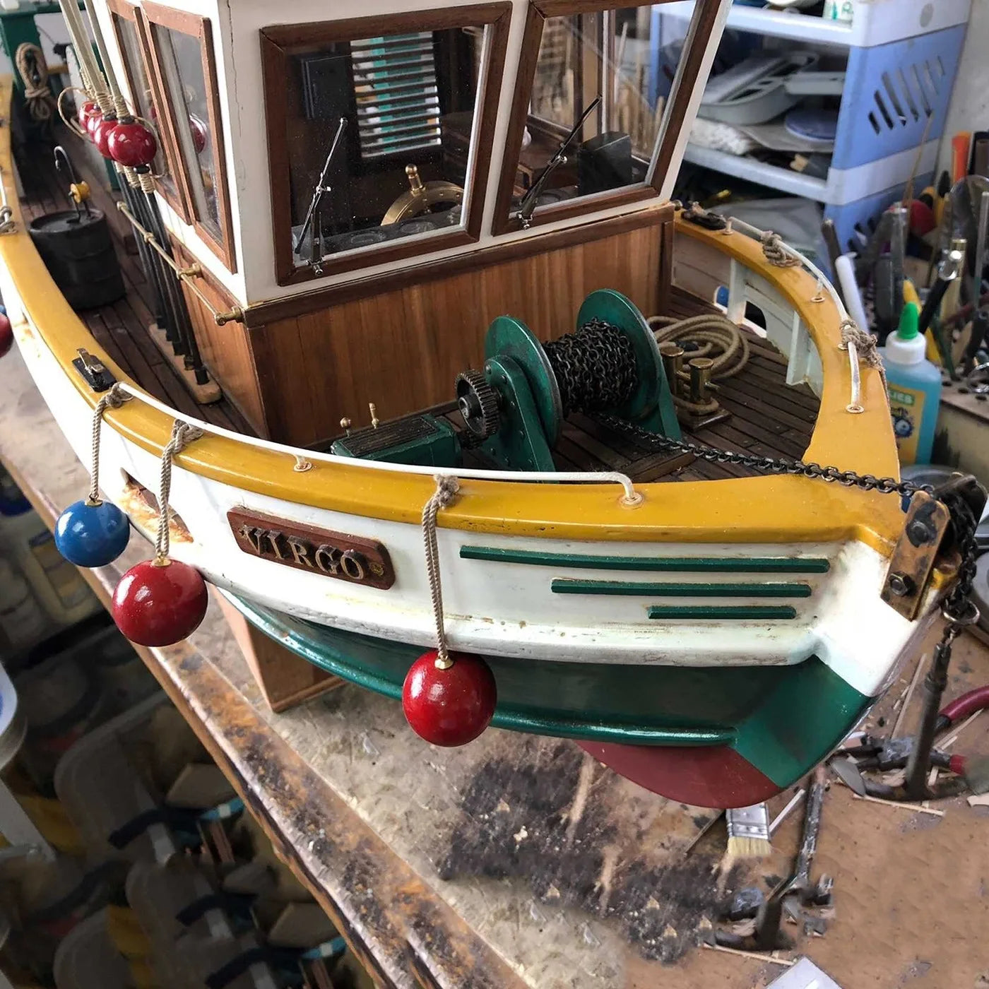 1/8 scale RC Small Fishing Ship