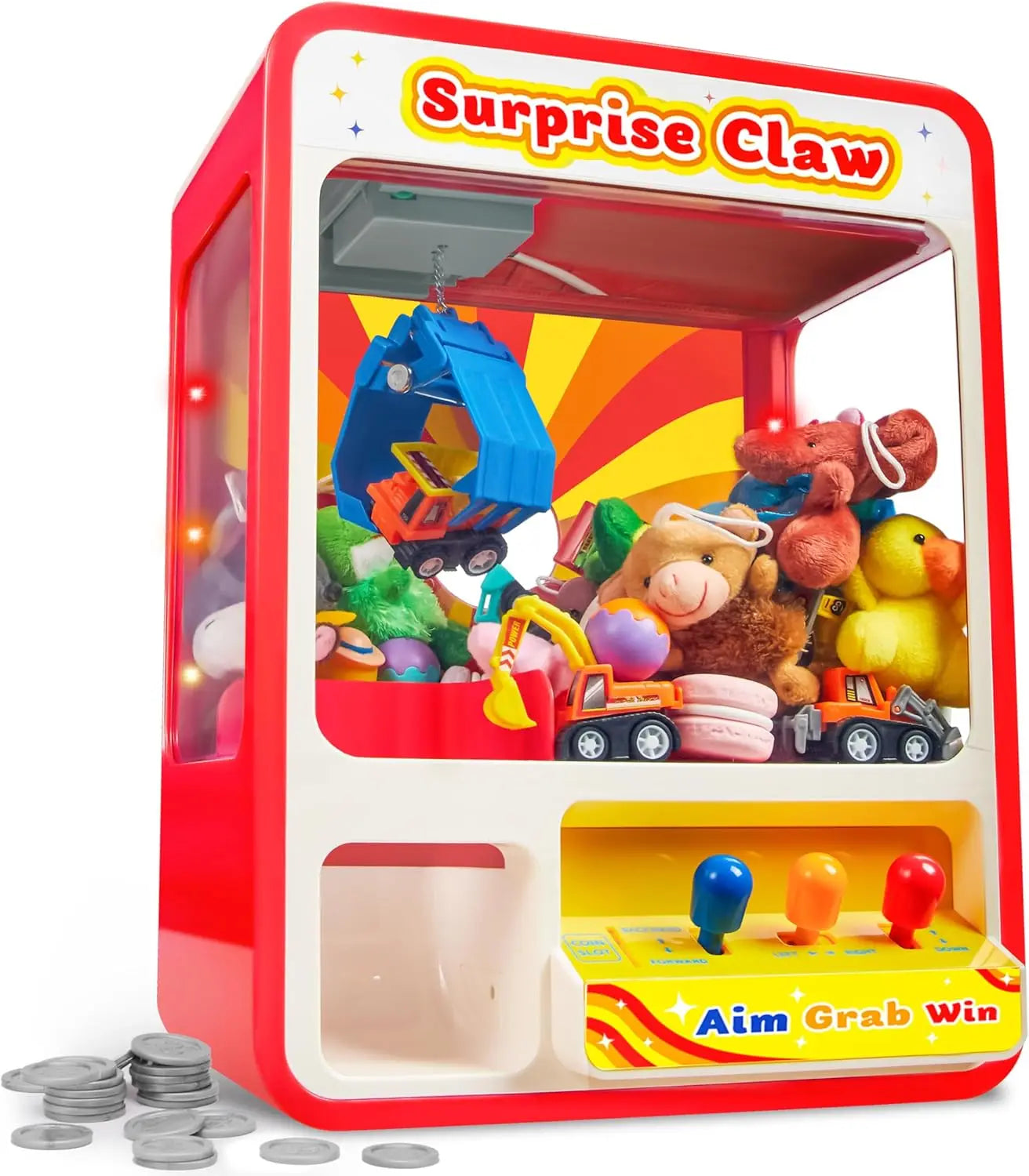 Claw Machine Arcade Toy Dispenser for Kids