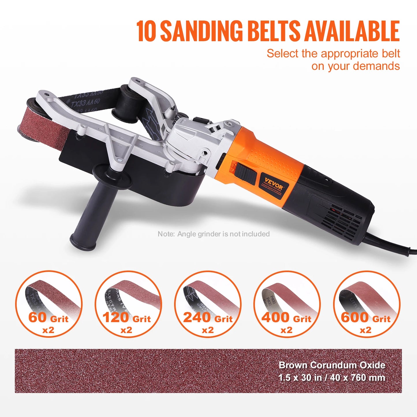 Belt Sander Adapter for Angle Grinder