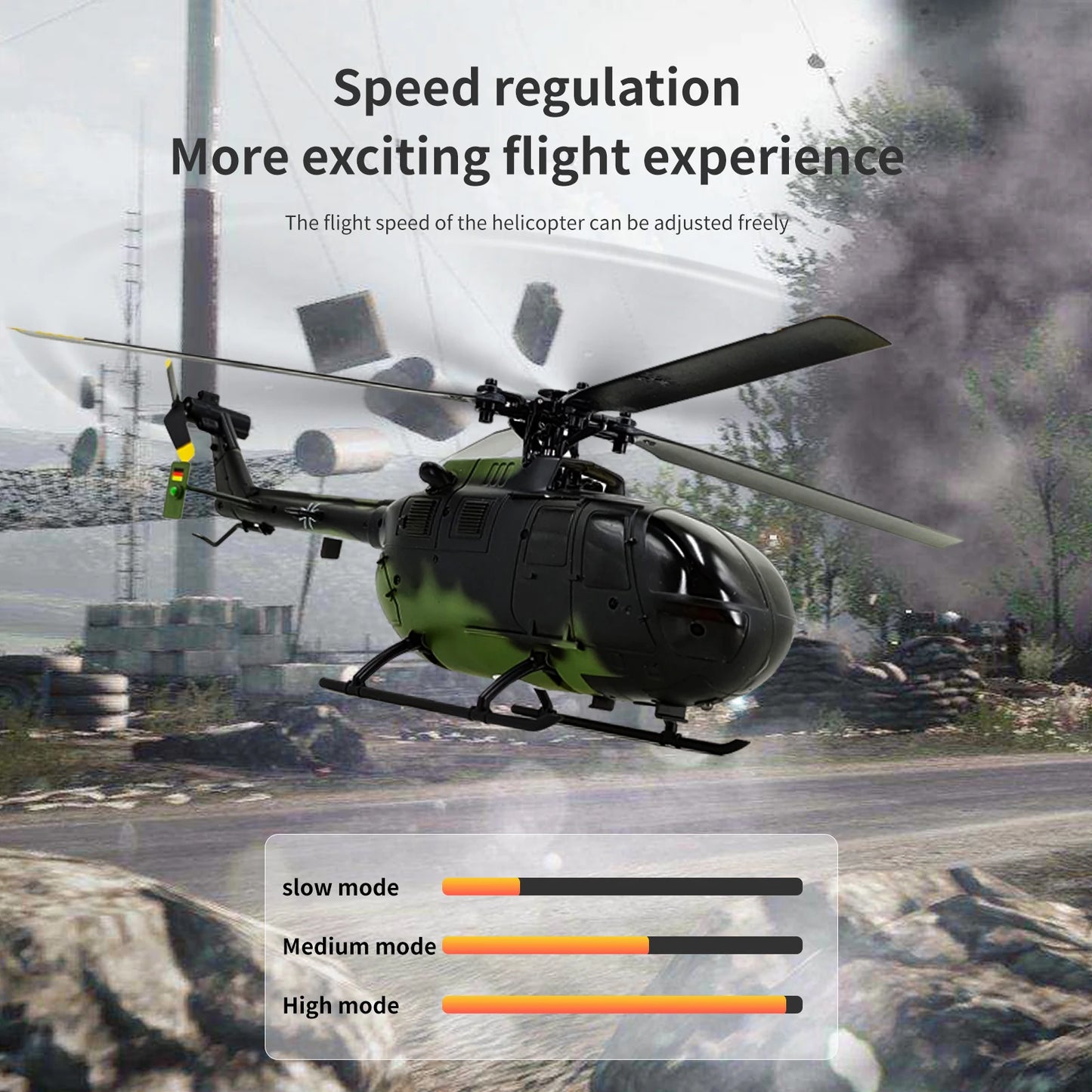 Remote Control Helicopter RC Aircraft 6-Axis Gyroscope Altitude Hovering for Adults and Beginners