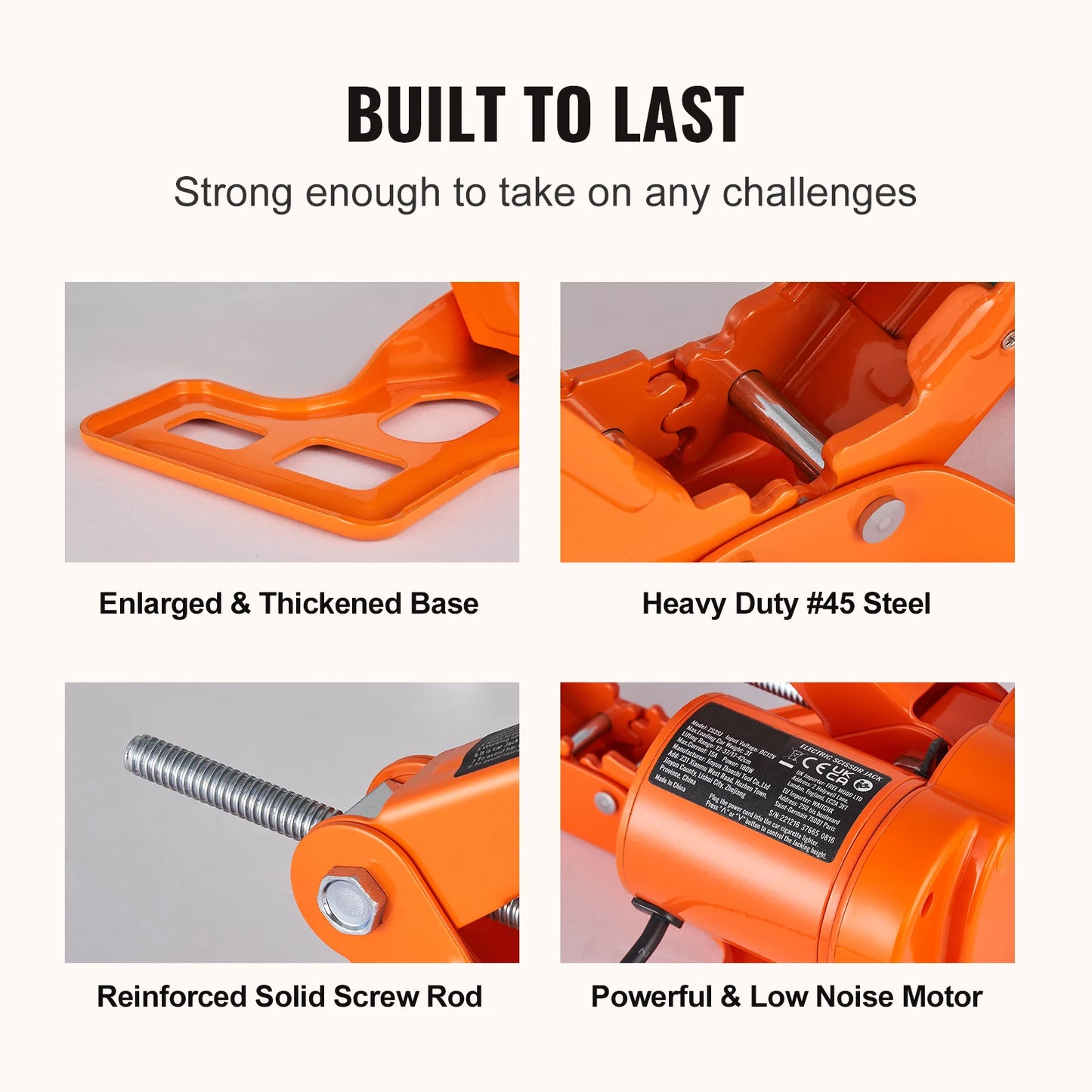 Electric 3 or 5 Ton Scissor/Hydraulic Jack