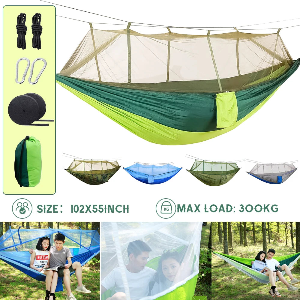 Camping Hammock with Mosquito Net