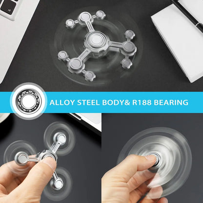 Metal Fidget Spinner Toy for Kids and Adults